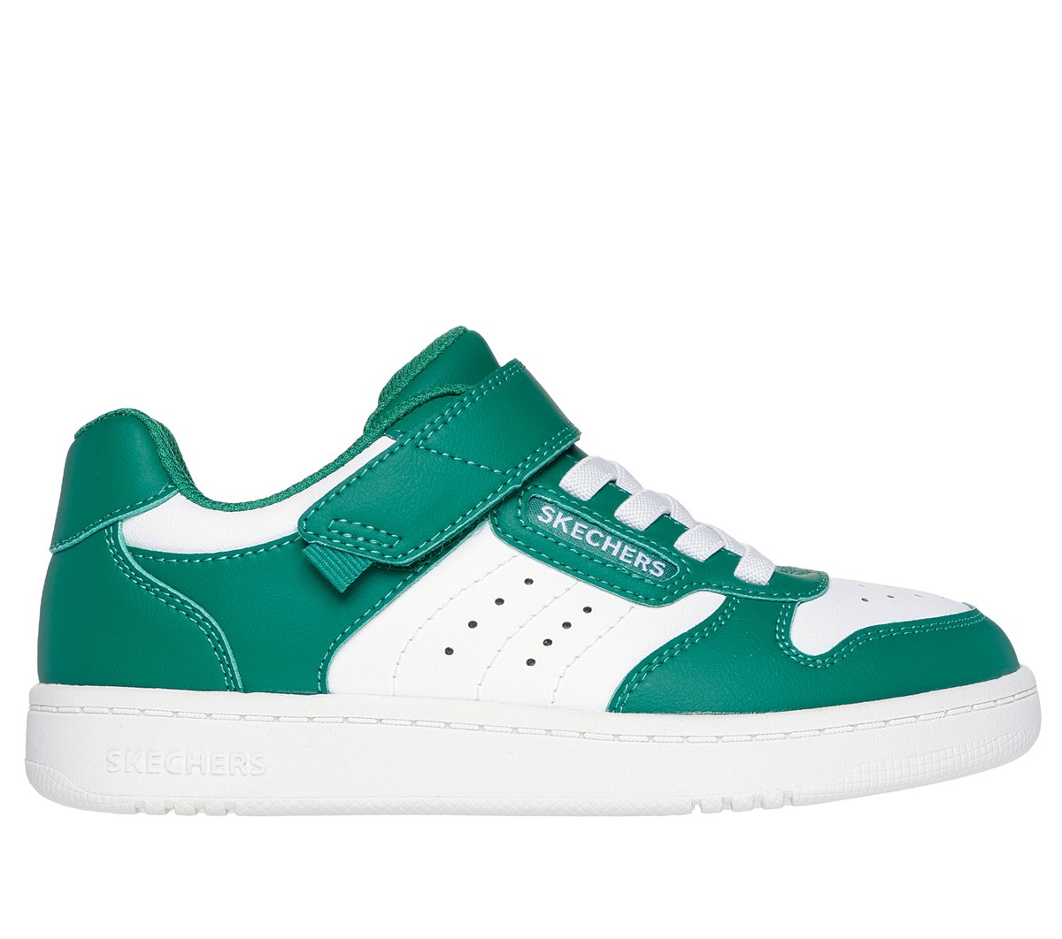 Skechers niÃ±o Quick Street en Verde/Blanco, talla 28
