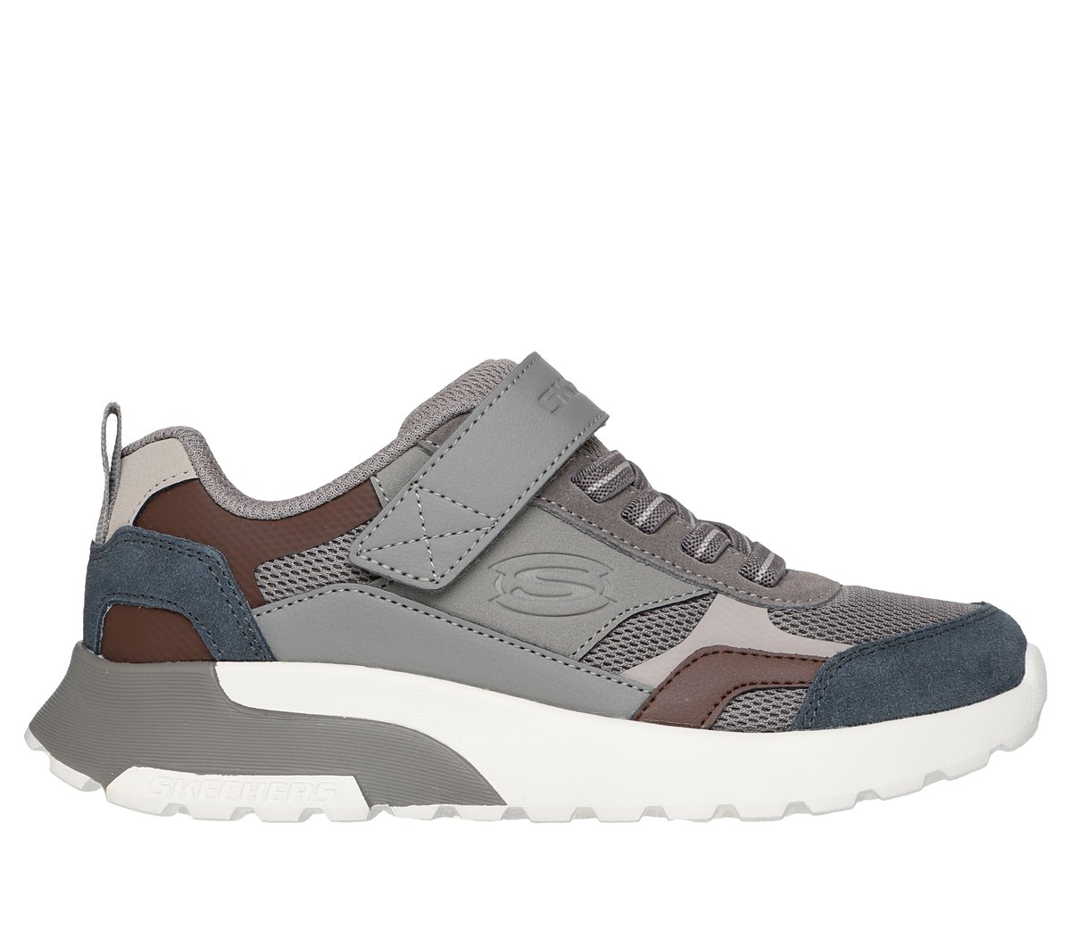 Skechers niño SKX-225 en Taupe, talla 33.5