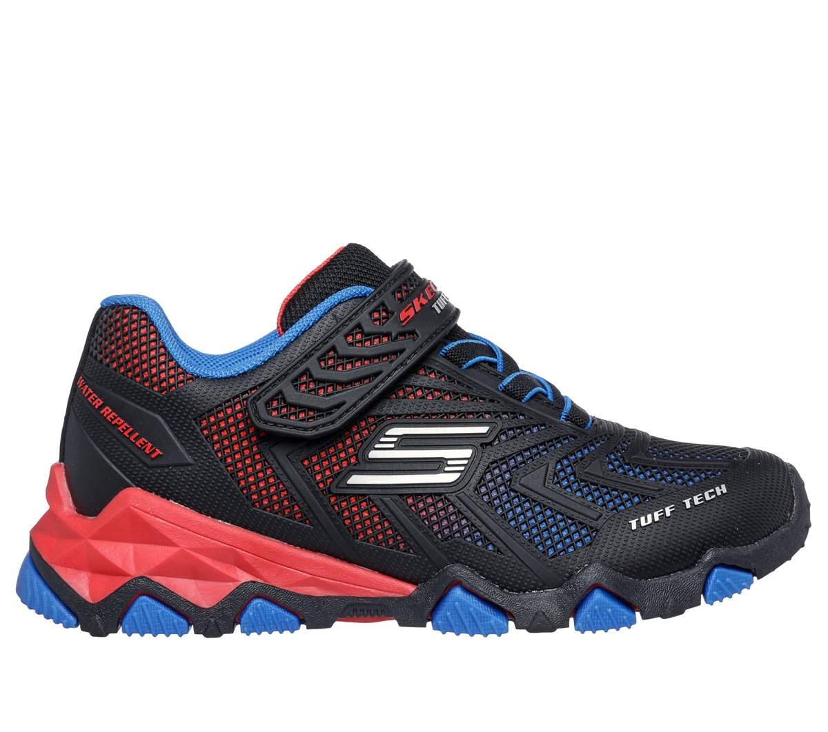 Skechers niño Hydro-Matix en Negro/Rojo/Azul, talla 33.5