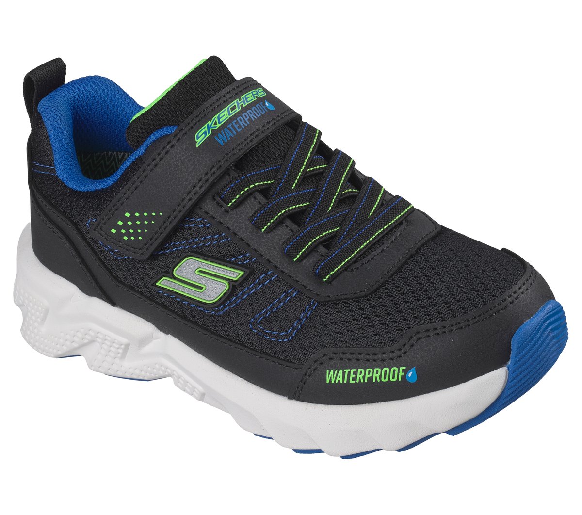 Skechers Elite Sport Tread - Aquavek Chaussures Moyen Width en Noir/Bleu