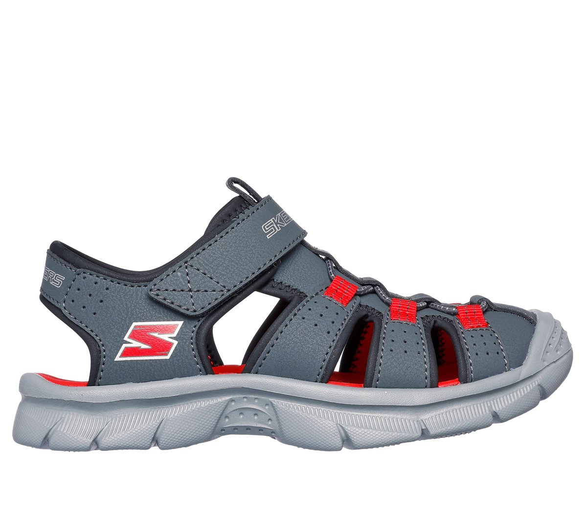 Skechers niño Relix - Valdex en Marengo/Rojo, talla 27.5
