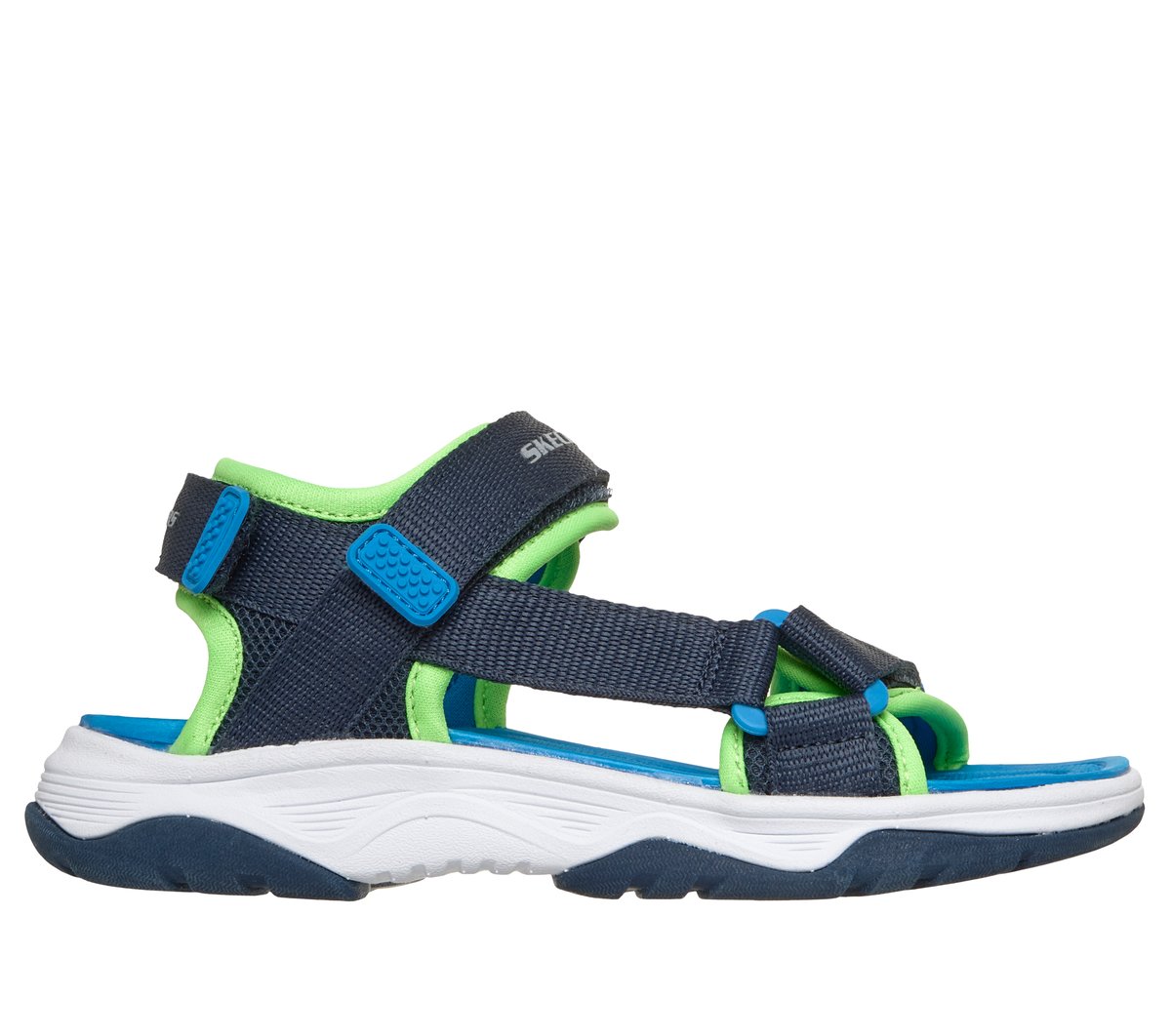 Skechers niño Tread Seeker en Azul Marino/Azul, talla 27