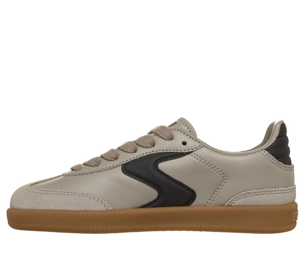 Skechers Hotshot - Junior Varsity Chaussures Moyen Width en Taupe/Noir