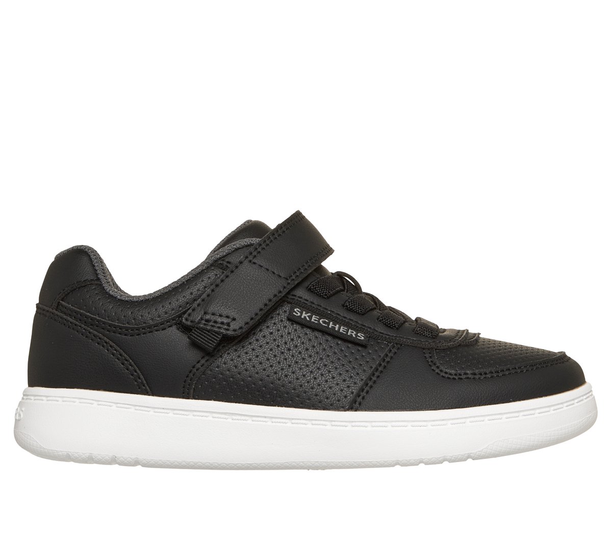 Skechers niño Quick Street Lite en Negro/Blanca, talla 28