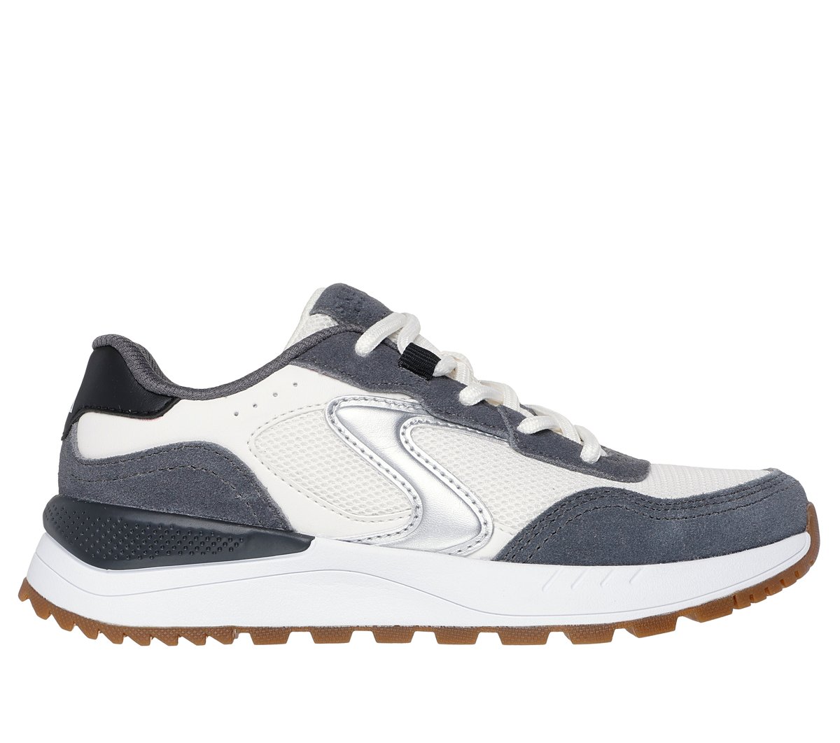 Skechers niño Fury - Modern S en Gris/Blanco, talla 35.5
