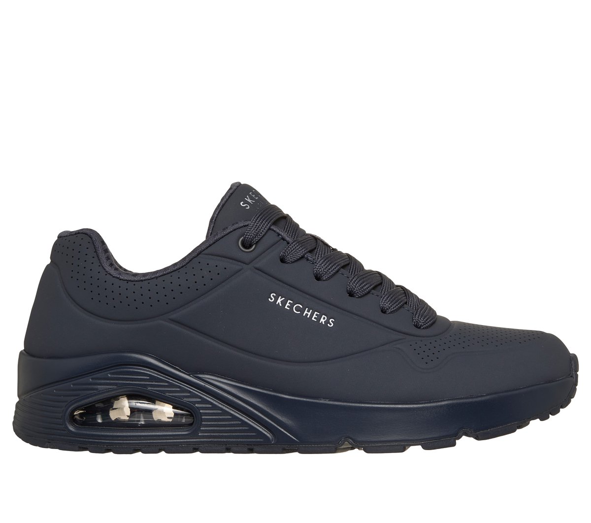 Skechers UNO - Stand On Air en Dark Marino, talla 46
