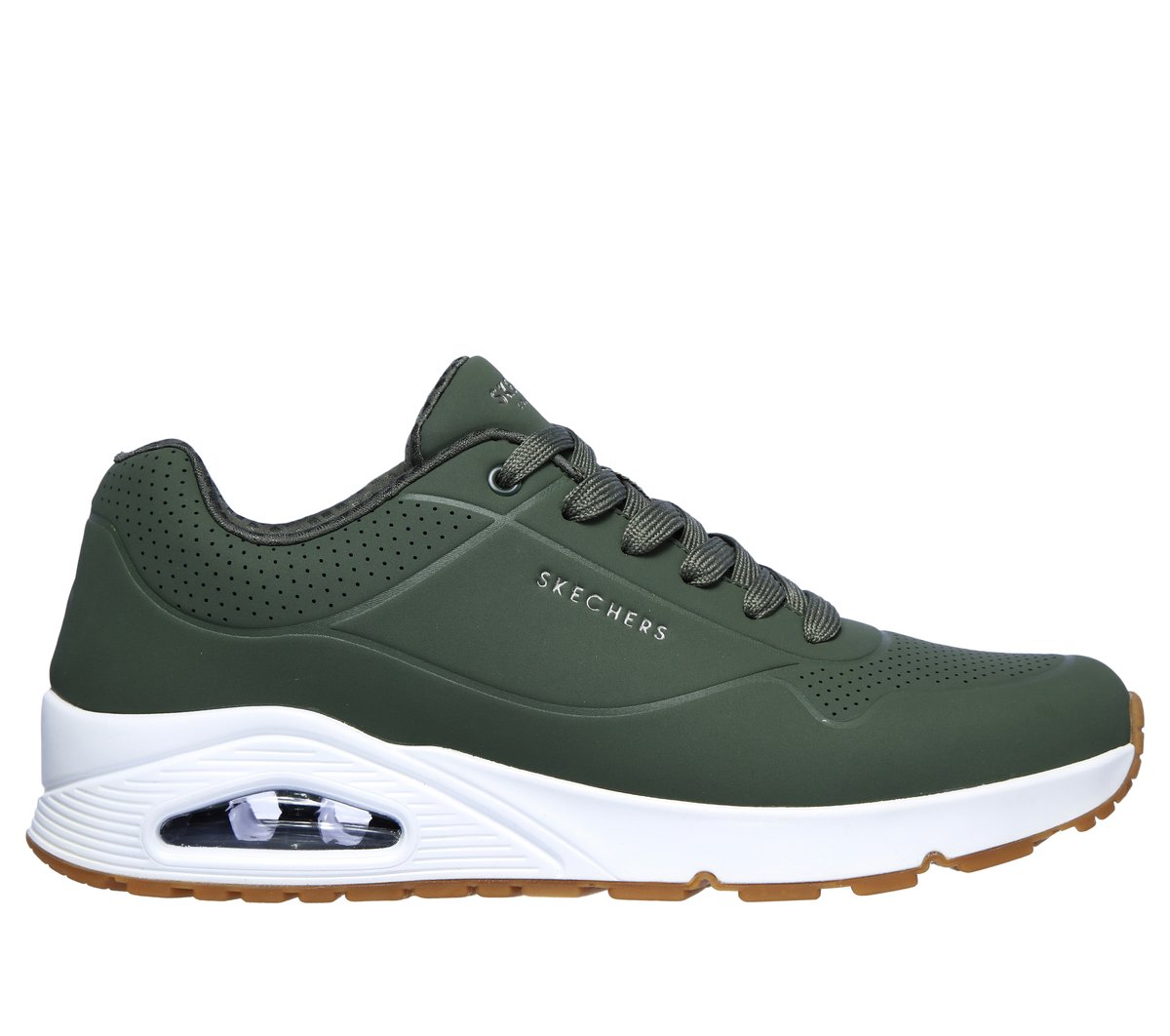 Skechers Uno - Stand On Air Sneaker in Grün, Größe 43