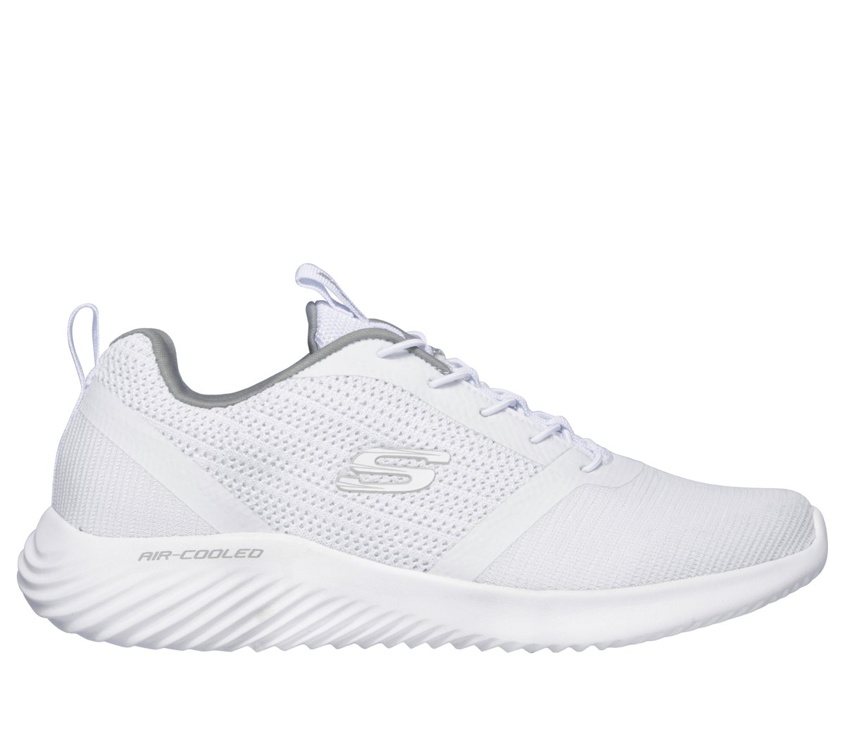 Skechers Bounder en Blanca, talla 42.5, Vegan