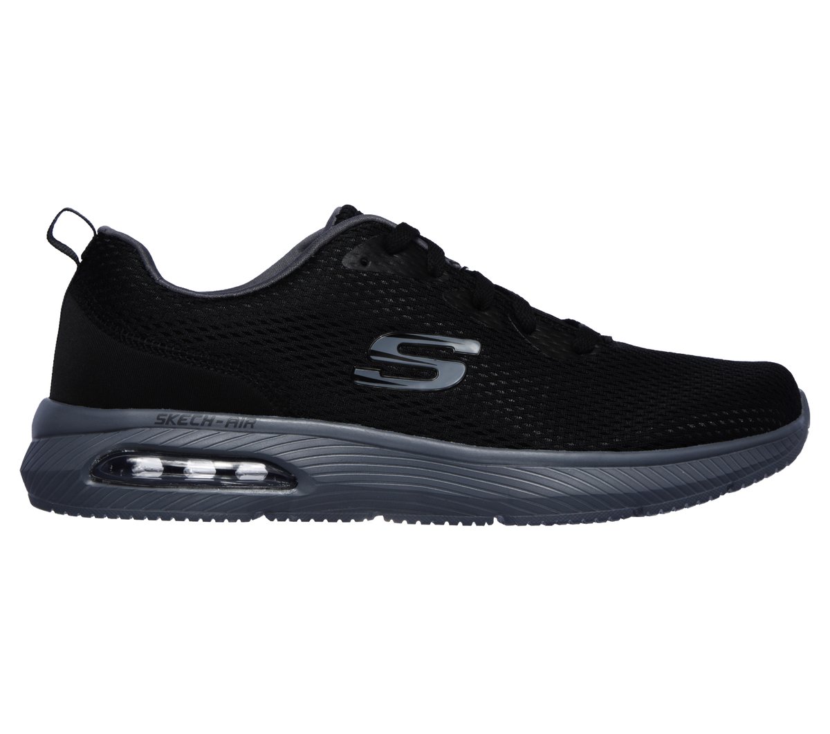 Skechers Skech-Air Dyna-Air en Negro/Marengo, talla 45, Vegan