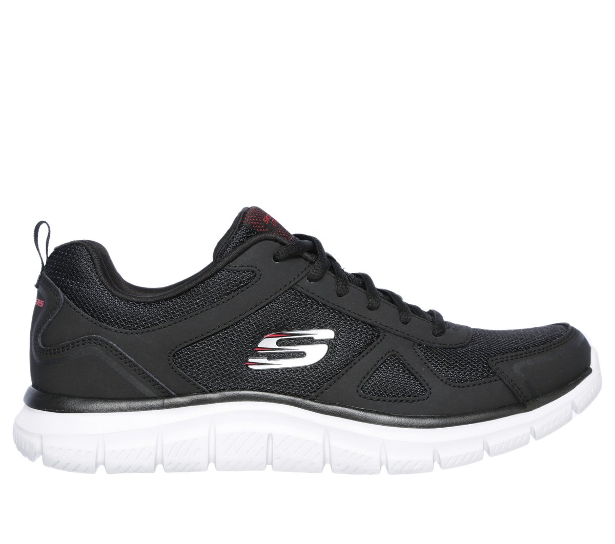 Skechers Track Sneaker In Schwarz/Rot, GrößE 47.5-image