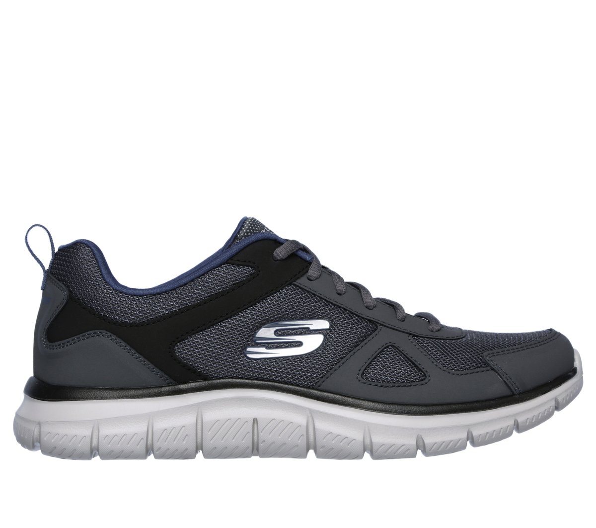 Skechers Track en Gris/Azul, talla 42