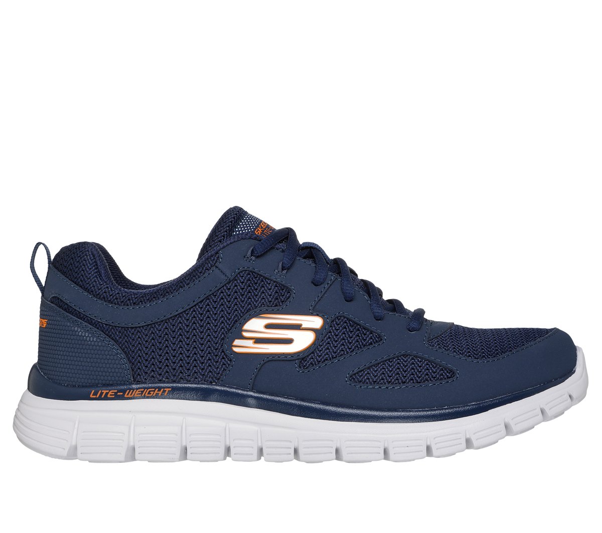 Skechers Burns - Agoura en Navy/Naranja, talla 45