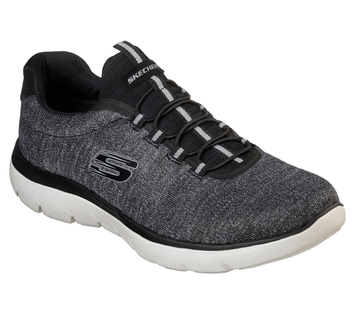 Skechers Summits - Forton en Negro/Blanca, talla 44