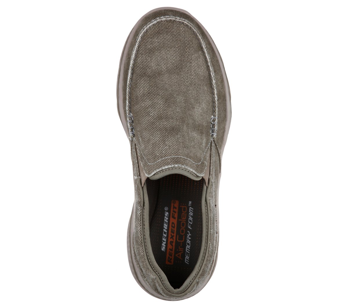 Skechers Relaxed Fit Air Cooled Memory Foam Mens Slip On Loafers Gray 65355 11.5 Men main image 3