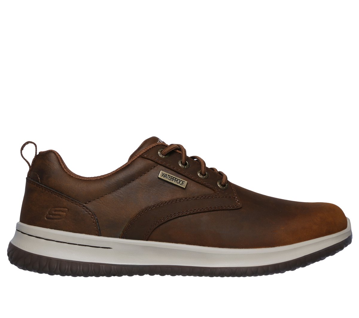 Skechers Delson - Antigo en Marrón, talla 47.5