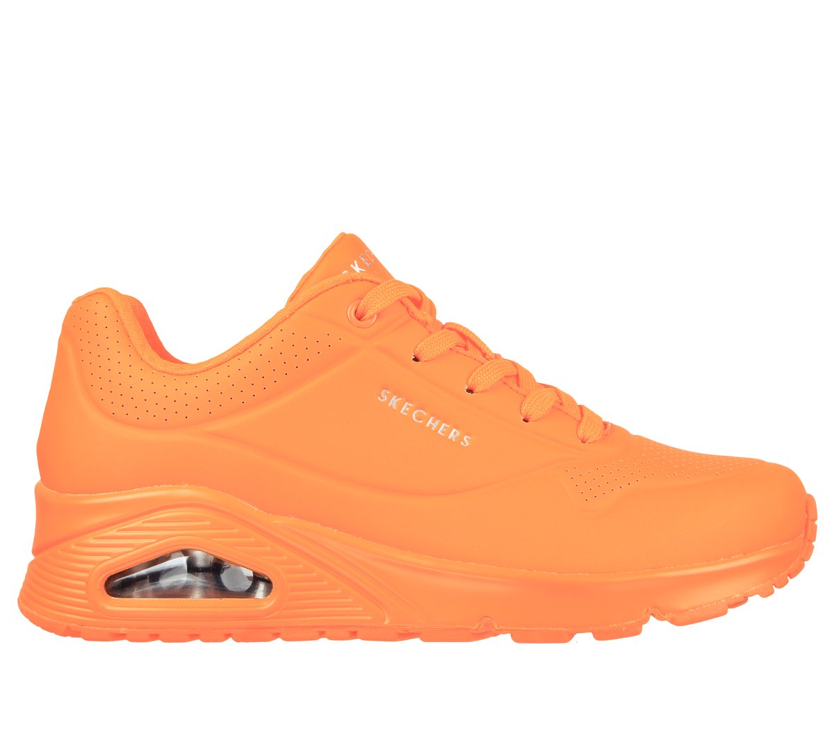 Skechers UNO - Night Shades en Naranja Neon, talla 38.5