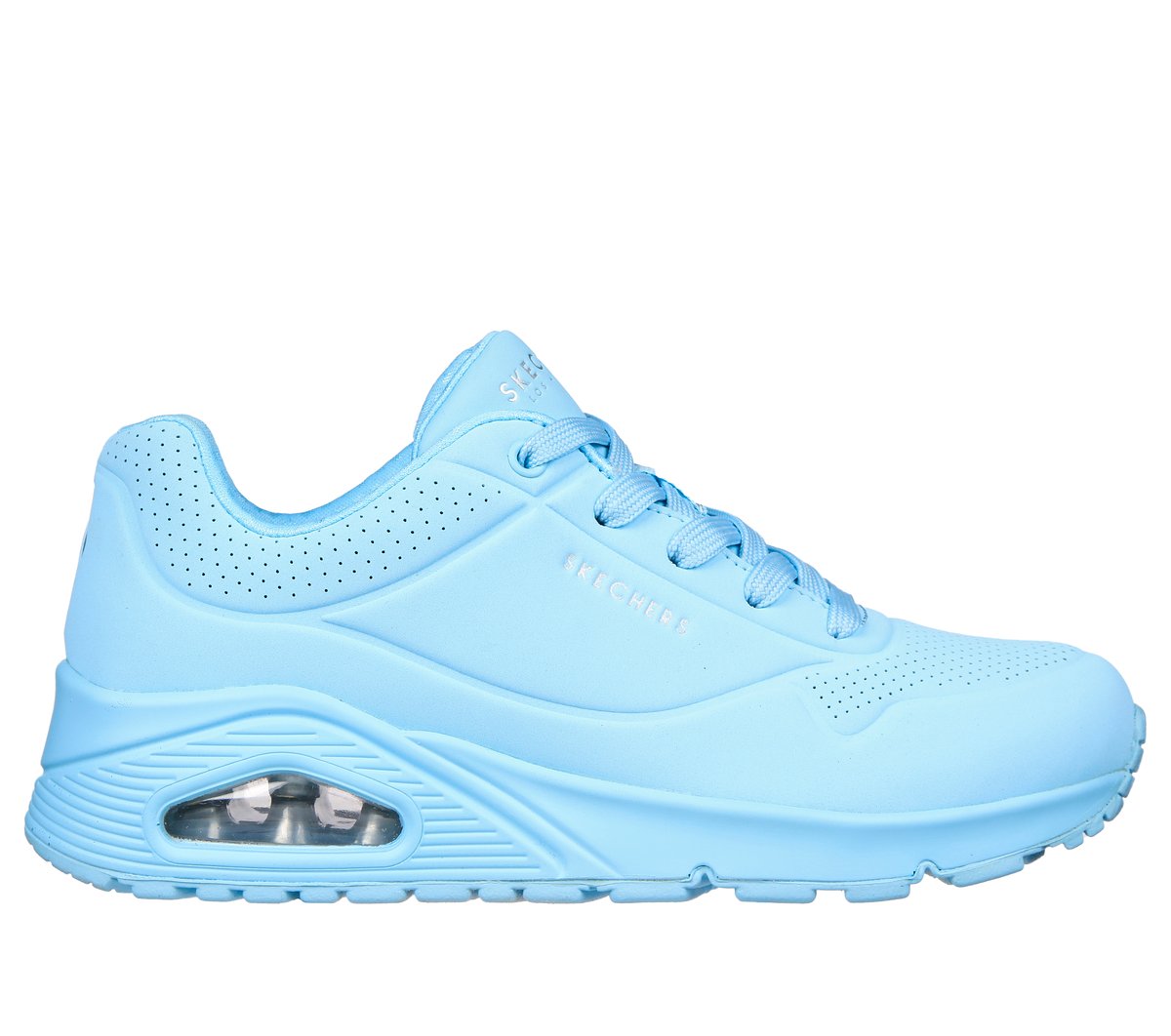 Skechers UNO - Stand on Air en Azul Claro, talla 39.5
