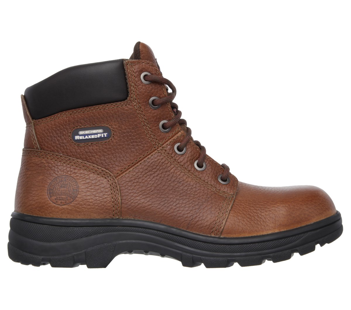 Skechers Work Relaxed Fit: Workshire ST en Marrón, talla 44
