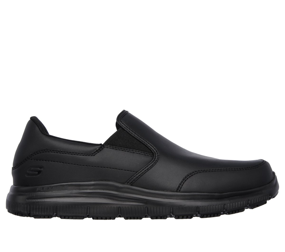 Skechers Work Relaxed Fit: Flex Advantage SR - Bronwood en Negro, talla 48.5