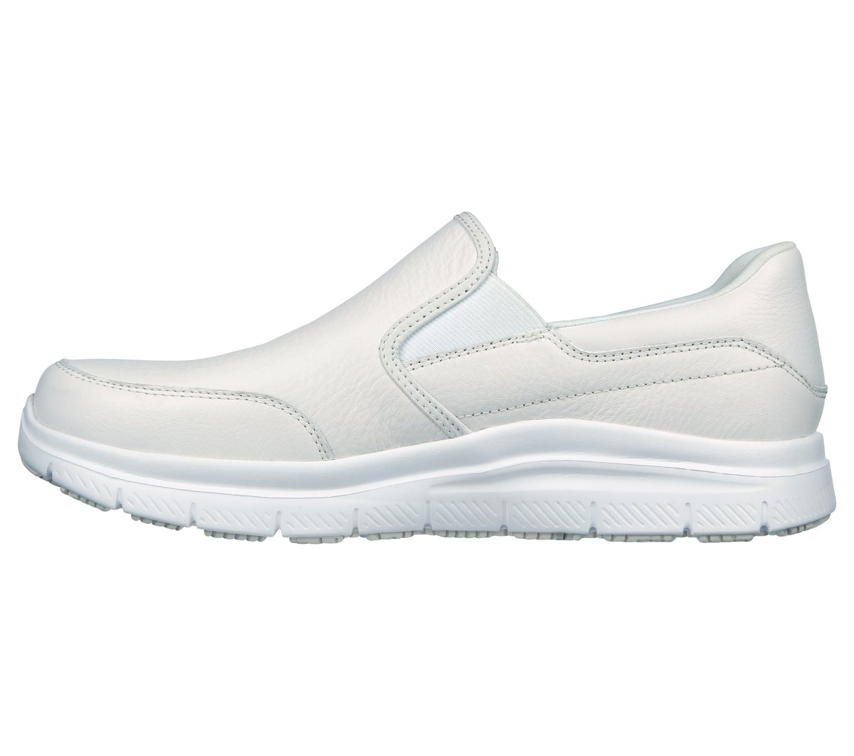 Work Slip-Resistant Relaxed Fit: Flex Advantage - Bronwood — WHITE