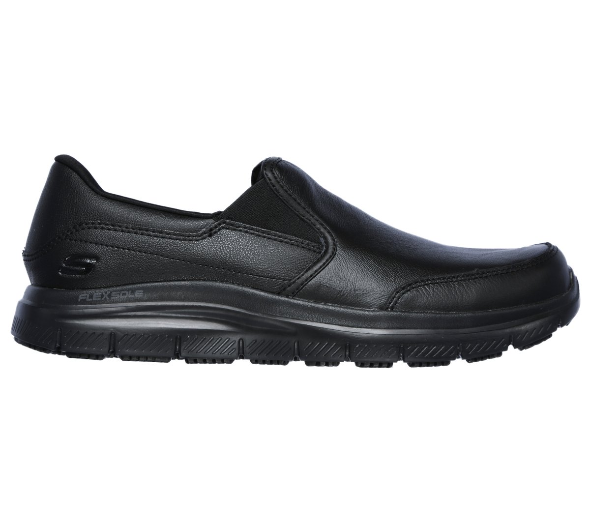 Work Slip-Resistant Relaxed Fit: Flex Advantage - Bronwood — BLACK