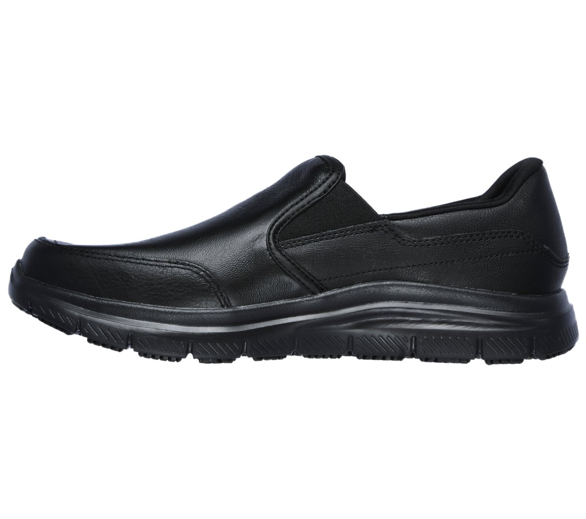 Work Slip-Resistant Relaxed Fit: Flex Advantage - Bronwood — BLACK