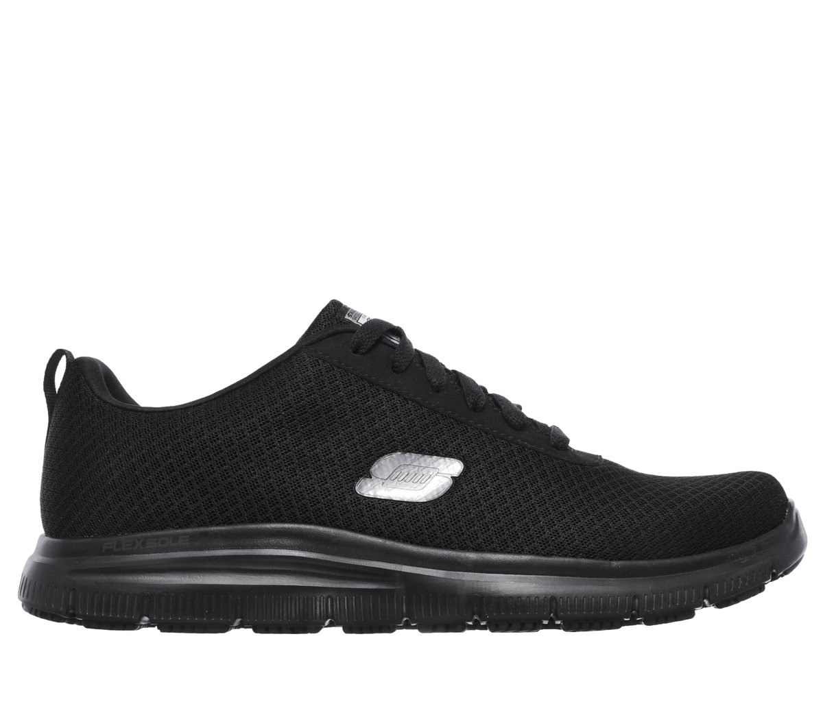 Skechers Work Relaxed Fit: Flex Advantage - Bendon SR Sneaker in Schwarz, Größe 45