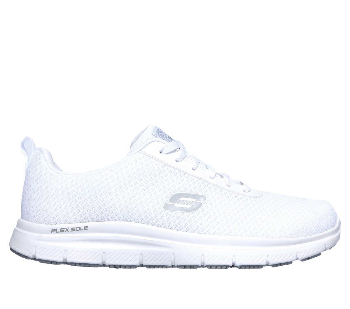 Skechers Work Relaxed Fit: Flex Advantage - Bendon SR en Blanca, talla 42