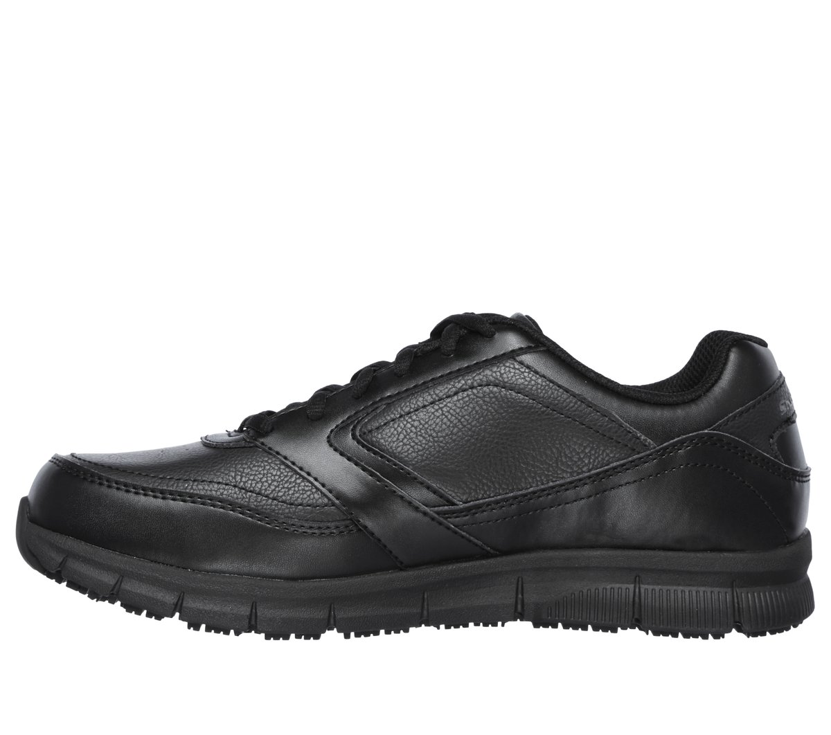Work Slip-Resistant Relaxed Fit: Nampa — BLACK