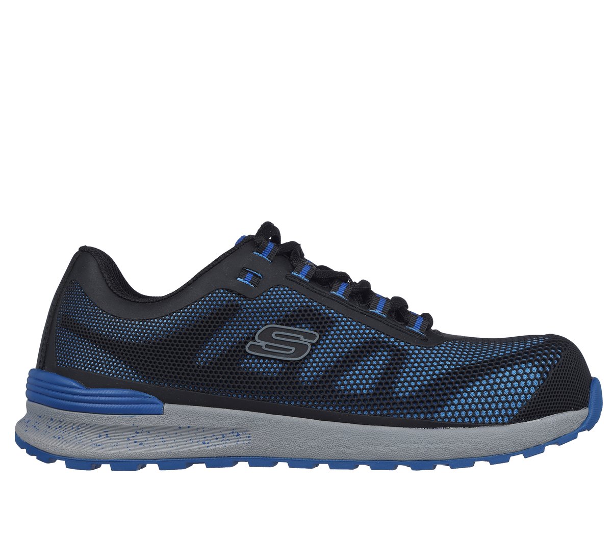 Skechers Work: Bulklin Comp Toe en Azul, talla 42