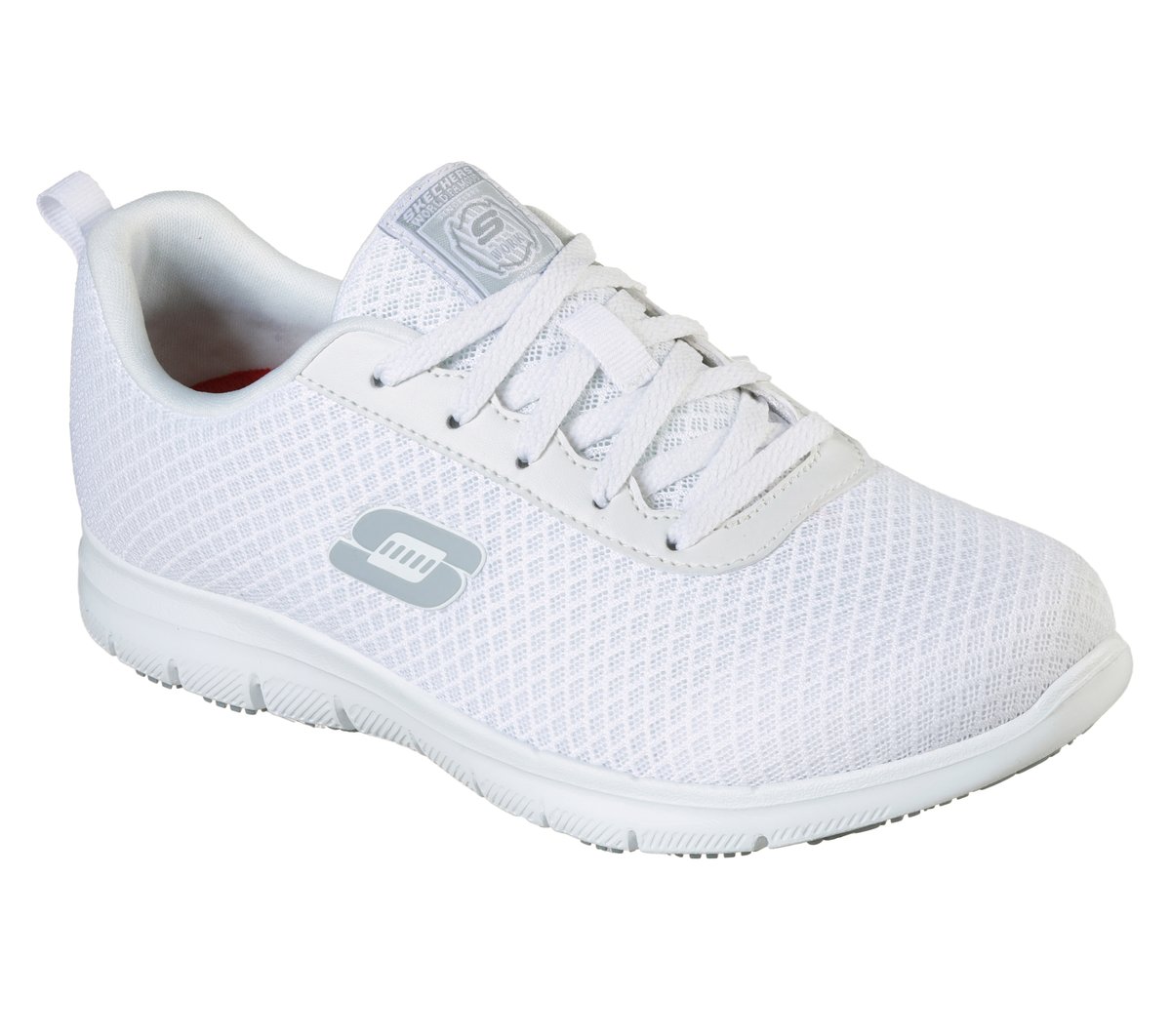 Work Slip-Resistant Relaxed Fit: Ghenter - Bronaugh — WHITE