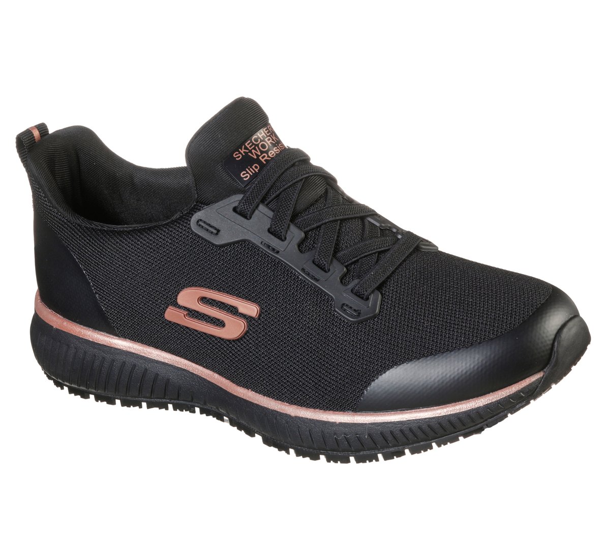 Work Slip-Resistant: Squad — BLACK / ROSE GOLD