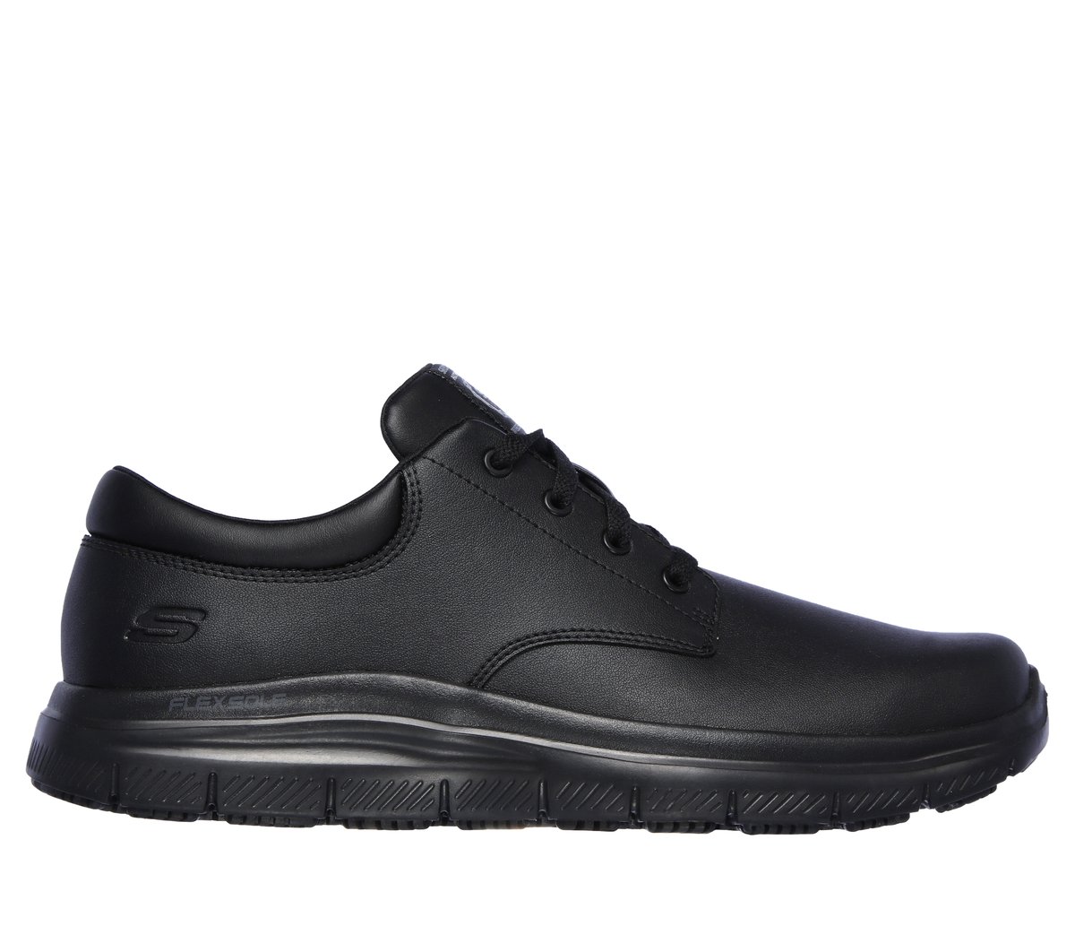 Skechers Work Relaxed Fit: Flex Advantage - Fourche SR en Negro, talla 48.5