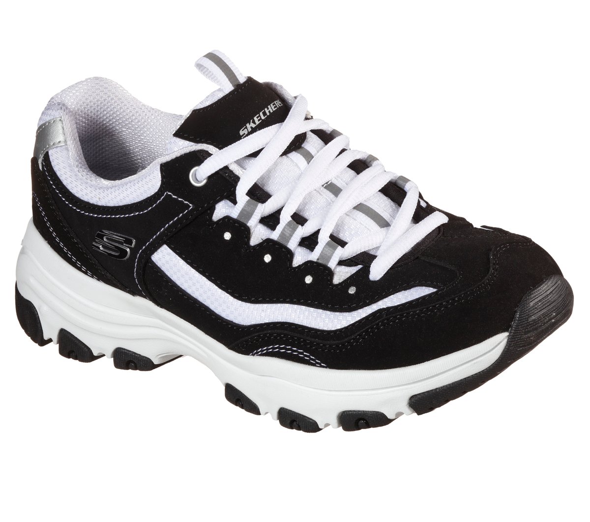 Skechers I-Conik en Negro/Blanca, talla 38.5