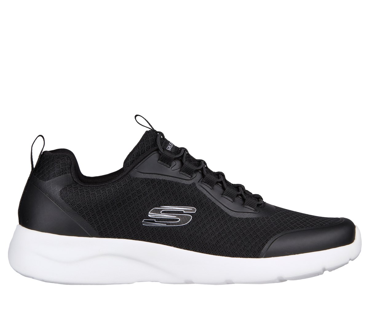 Skechers Dynamight 2.0 - Setner en Negro/Blanca, talla 43, Vegan