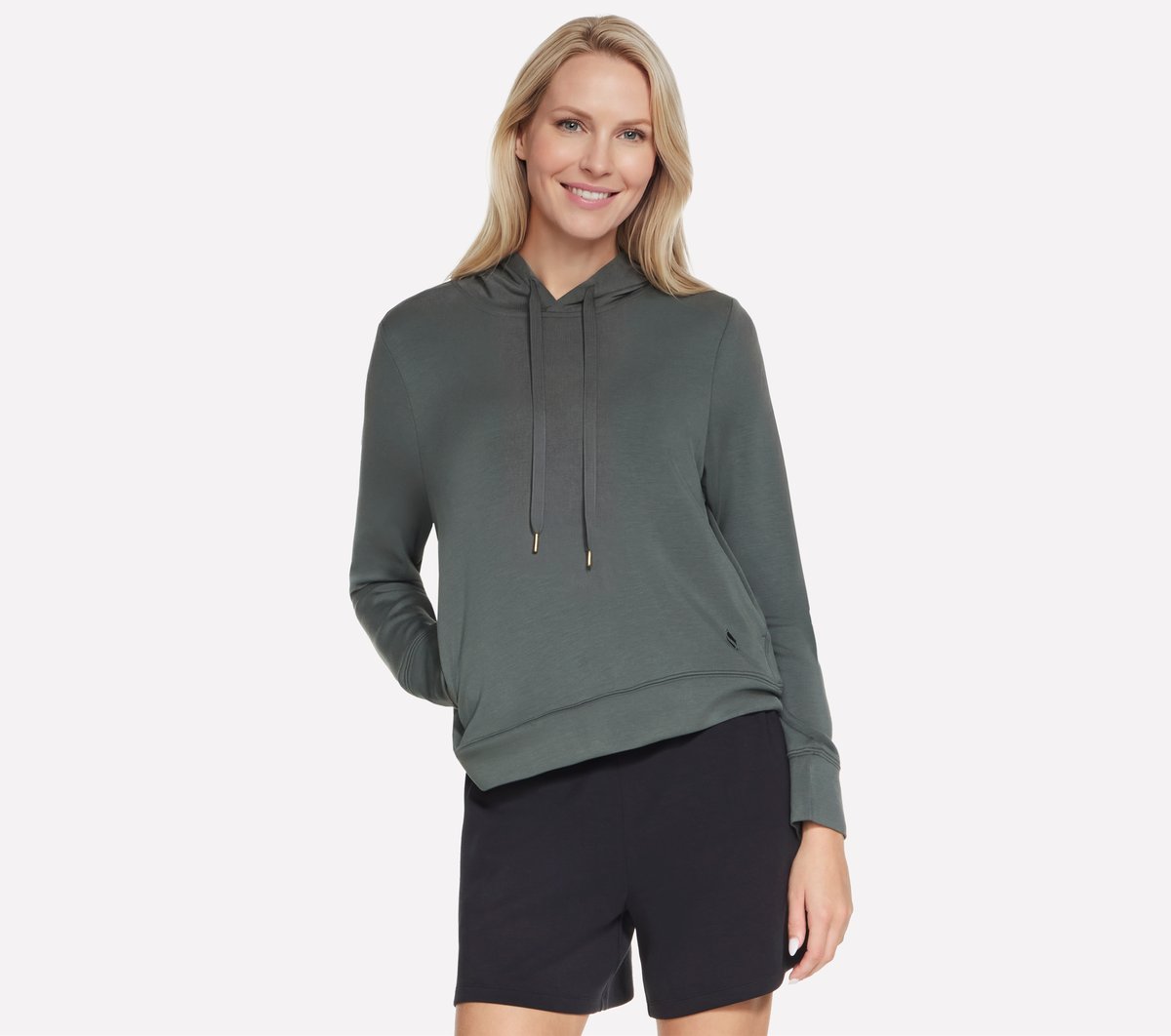 Skechers Cozy Luxe sudadera en Verde/Negro, talla 2XL