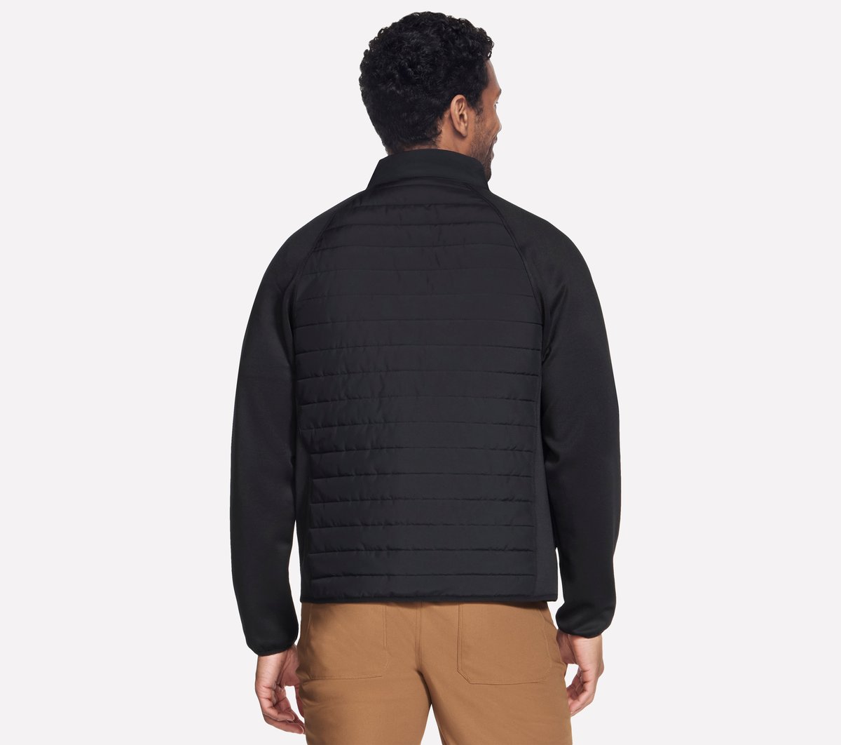 The Hoodless Hoodie Hybrid Jacket — BLACK