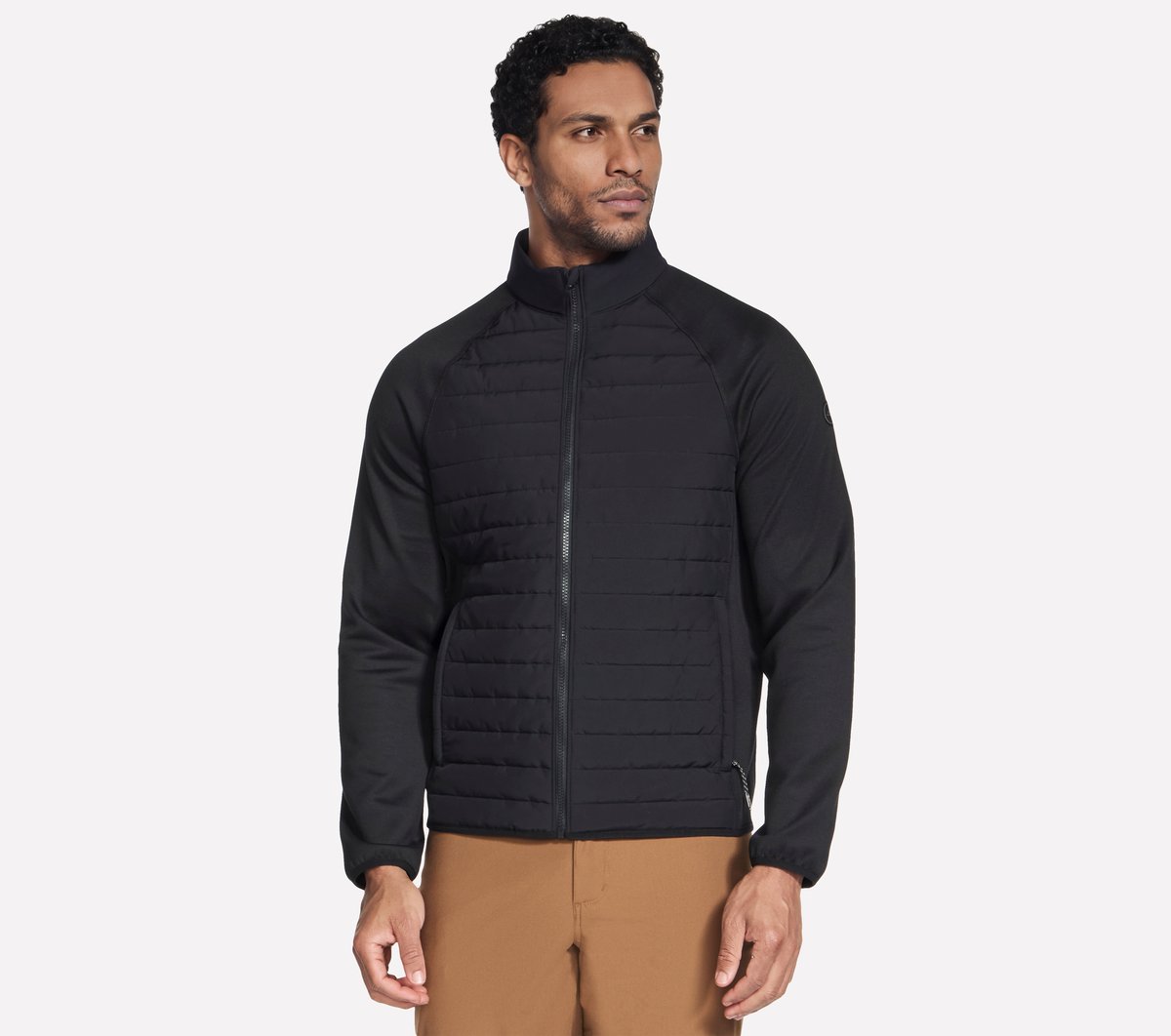 The Hoodless Hoodie Hybrid Jacket — BLACK