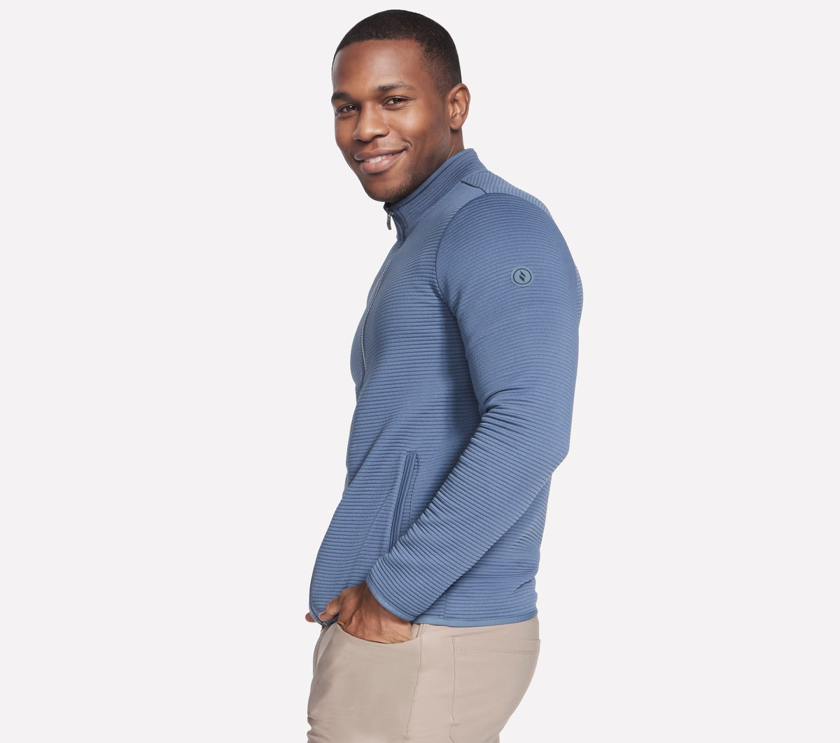The Hoodless Hoodie Ottoman Jacket — DENIM