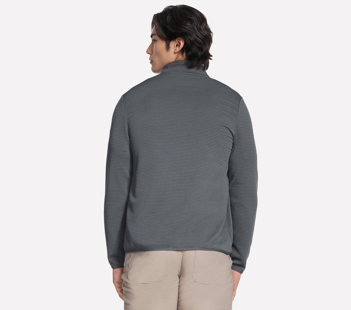 The Hoodless Hoodie Ottoman Jacket — GREEN / BLACK