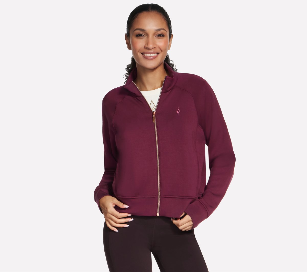 Skechers Cozy Luxe Veste en BourgogneRose Pointure 3XL 70 €