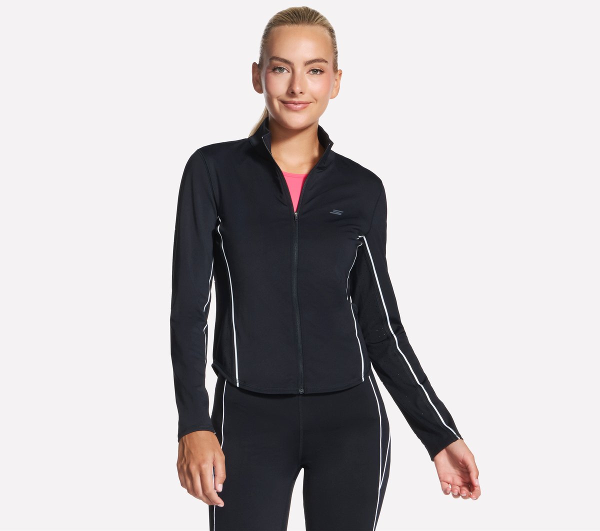 Skechers Ace chaqueta en Negro, talla XL
