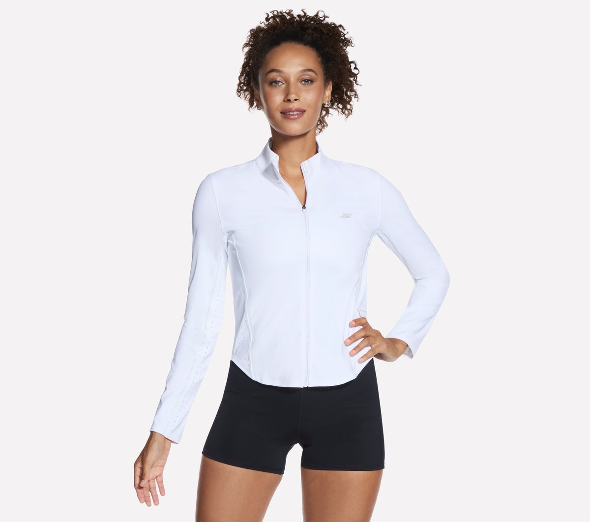 Skechers Ace chaqueta en Blanca, talla XS