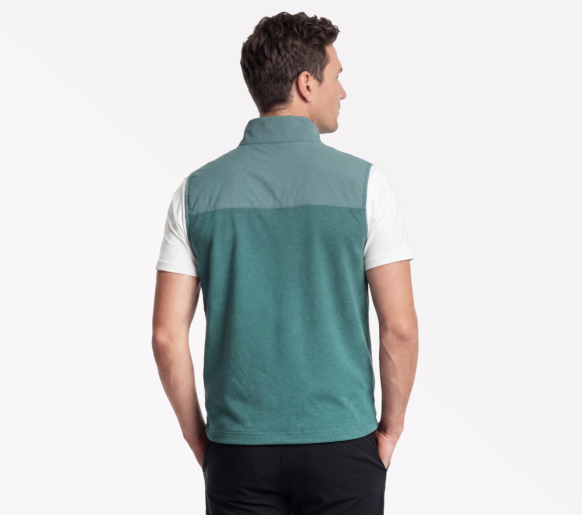 Weekend Vest — STONE / OLIVE