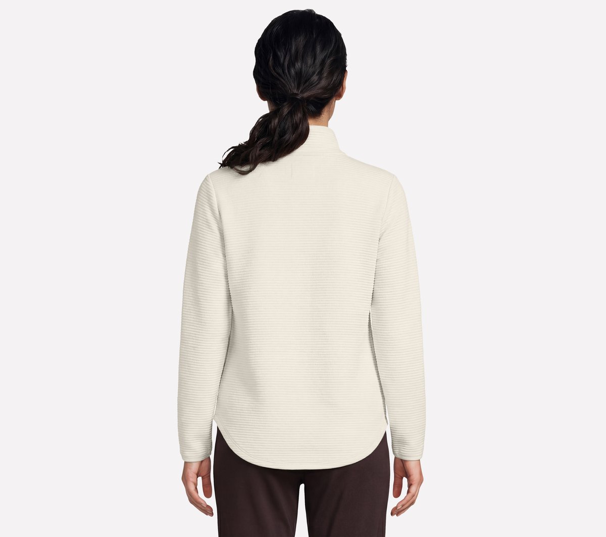 The GO WALK Shine Jacket — TAUPE / PEACH