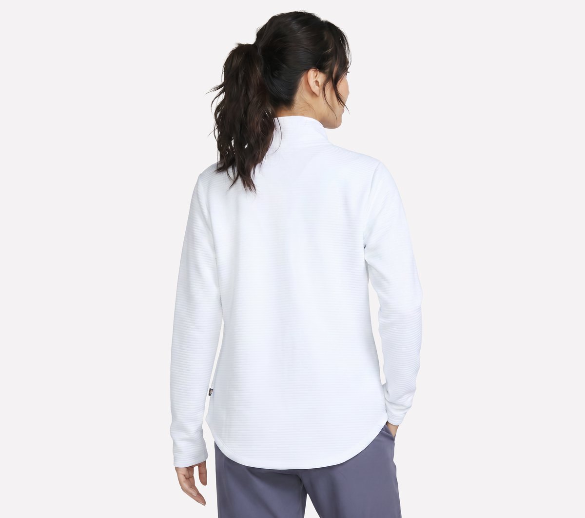 The GO WALK Shine Jacket — WHITE