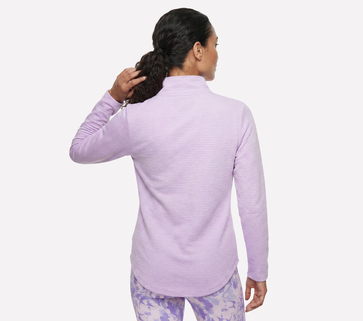 The GO WALK Shine Jacket — WHITE / SILVER / PURPLE