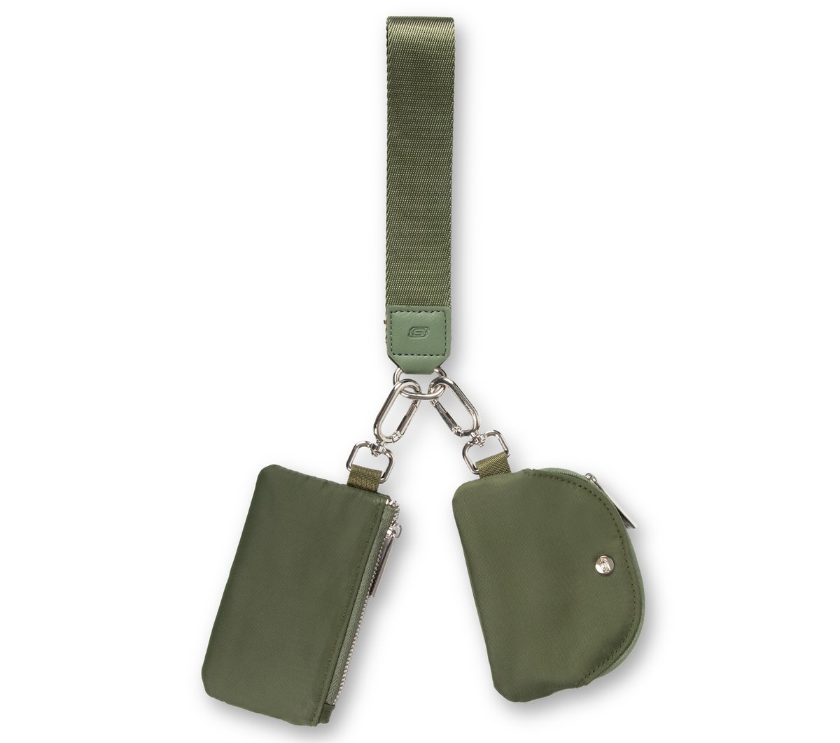 Skechers Keychain Double Pouch w Oliwkowy