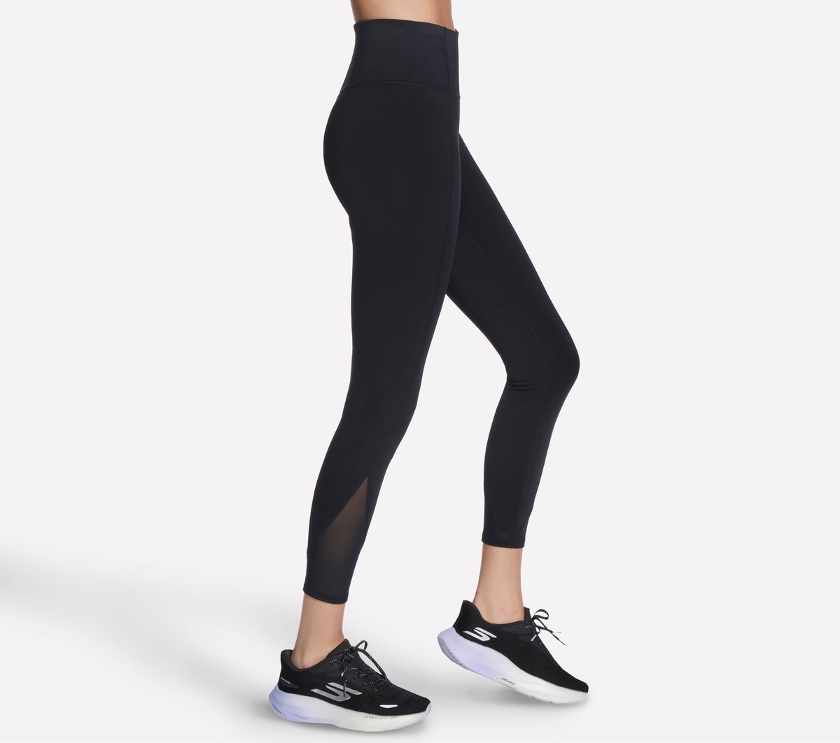 Tempo 7/8 High Waisted Legging — BLACK