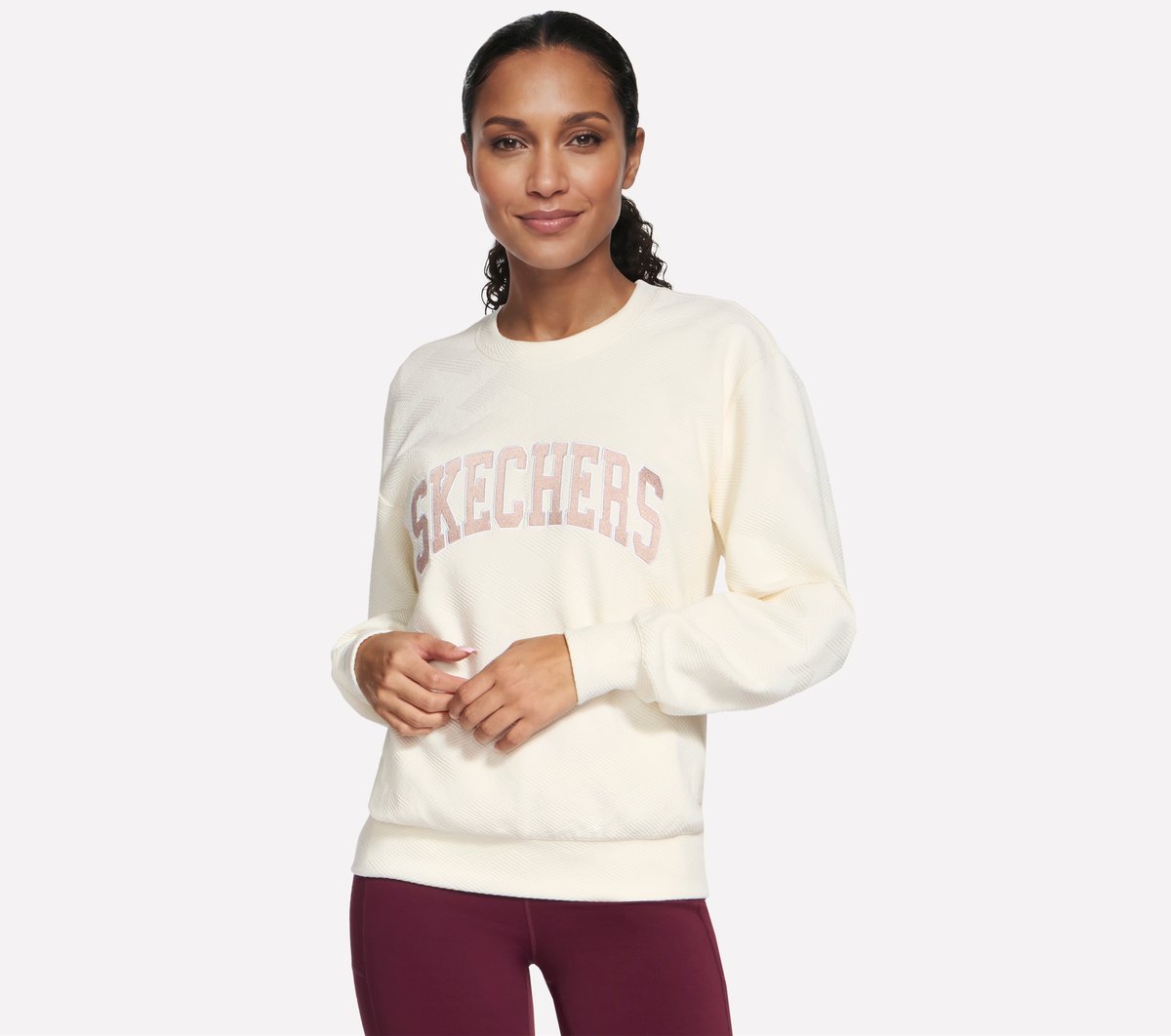Skechers GO WALK Everywhere Crew en Rota Blanca, talla 2XL